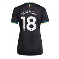 Stroje piłkarskie Manchester United Casemiro #18 Koszulka Trzeciej dla damskie 2025-26 Krótki Rękaw